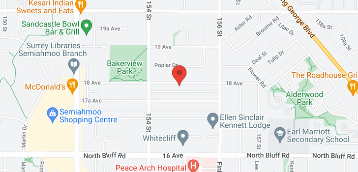 map of 15480 18TH AVENUE